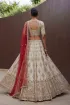 Royal Off White Heavy Embroidery Bridal Look Silk Lehenga Choli
