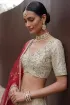 Royal Off White Heavy Embroidery Bridal Look Silk Lehenga Choli