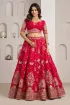 Heavy Sequins Embroidery Luxury Rani Sangeet Wear Lehenga Choli