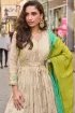 Art Silk Embroidered Designer Readymade Anarkali Style Gown With Dupatta