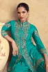 Cyan Premium Chinon Silk Readymade Palazzo Set