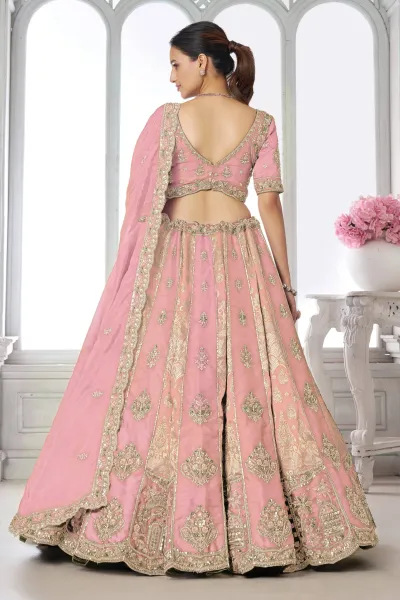 Sangeet Special Pink Designer Lehenga Choli