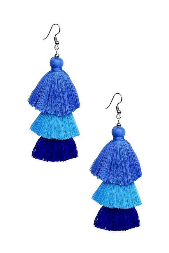 Buy stylish new designer silk thread earrings for womens girls Online @  ₹245 from ShopClues