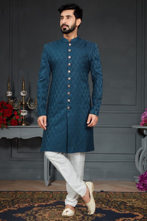 Indo Western Dress For Men Pista RKL-RBZ-22-2238 Men Reception Dress –  iBuyFromIndia